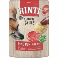 RINTI Leichte Beute Rind Pur | 10x 400g Hundenassfutter