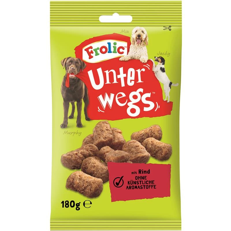 Frolic Unterwegs Mit Rindfleisch | 11x 180g 1 Frolic Unterwegs Mit Rindfleisch | 11x 180g