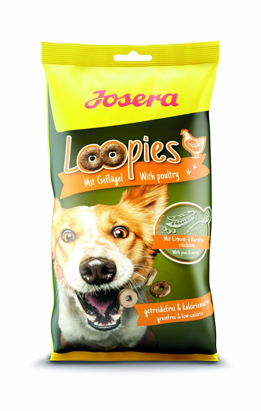 Josera Loopies Mit Geflügel | 11x 150g Hundsnack, Leckerli 1 Josera Loopies Mit Geflügel | 11x 150g Hundsnack, Leckerli
