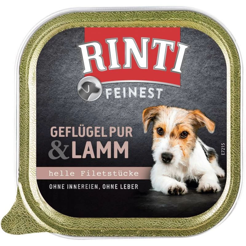Rinti Feinest Geflügel & Lamm | 11x 150g Hundefutter Nass 1 Rinti Feinest Geflügel & Lamm | 11x 150g Hundefutter Nass