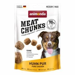 Animonda Dog Snack Meat Chunks Huhn Pur | 6x 80g