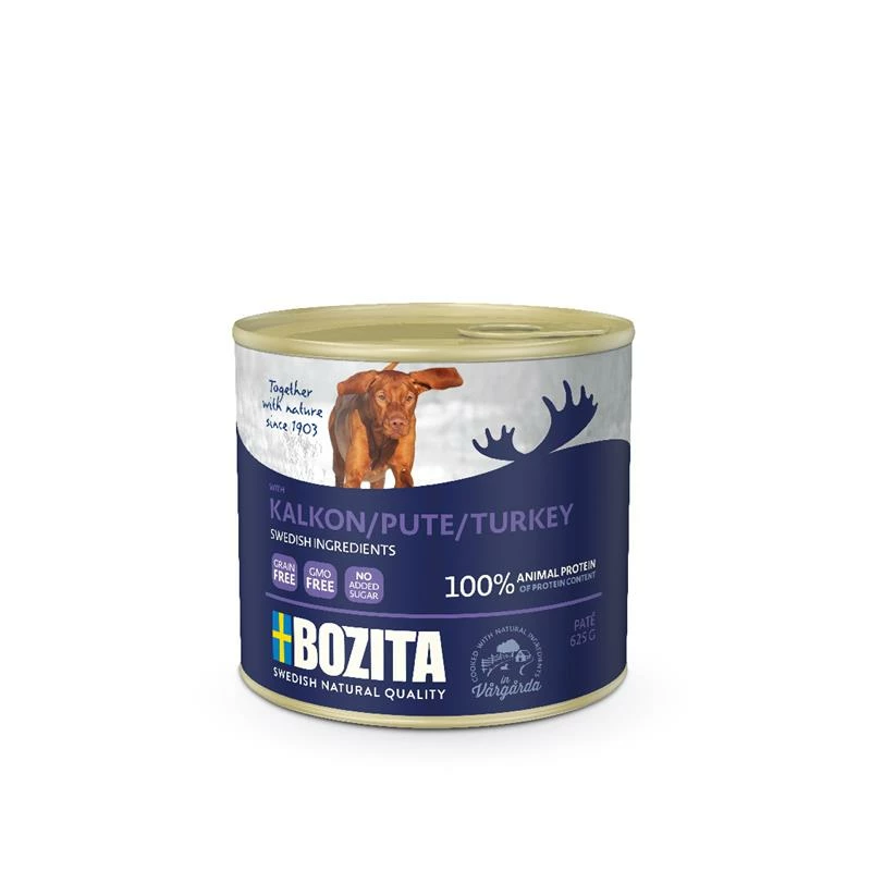Bozita Dog Dose Pate Pute | 6x 625g Hundenassfutter 1 Bozita Dog Dose Pate Pute | 6x 625g Hundenassfutter