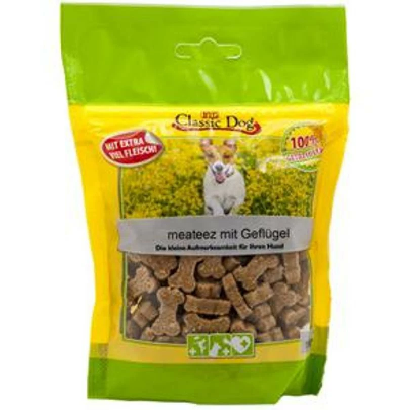 Classic Dog Snack Meateez Geflügel | 12x150g Hundesnack 1 Classic Dog Snack Meateez Geflügel | 12x150g Hundesnack