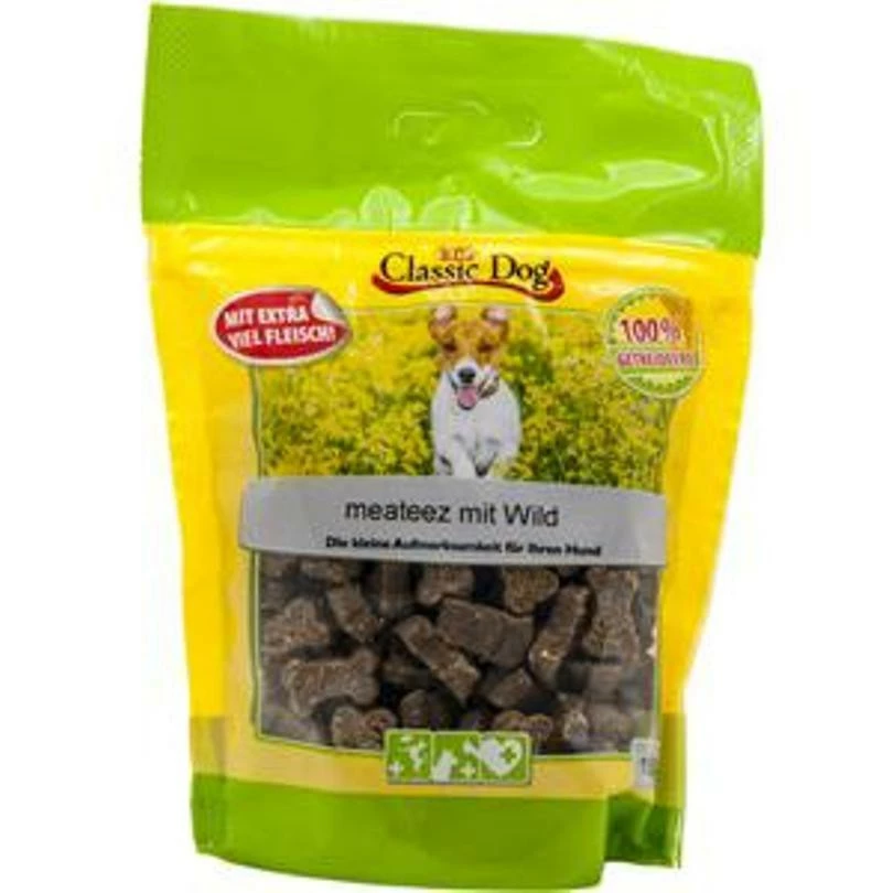 Classic Dog Snack Meateez Mit Wild | 12x 150g Hundesnack 1 Classic Dog Snack Meateez Mit Wild | 12x 150g Hundesnack