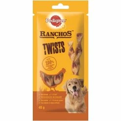 Pedigree Ranchos Twists Mit 100% Frischer Hühnerbrust | 12x 40g