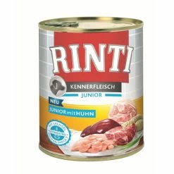 Rinti Kennerfleisch Junior Huhn | 12x 800g Hundefutter Nass