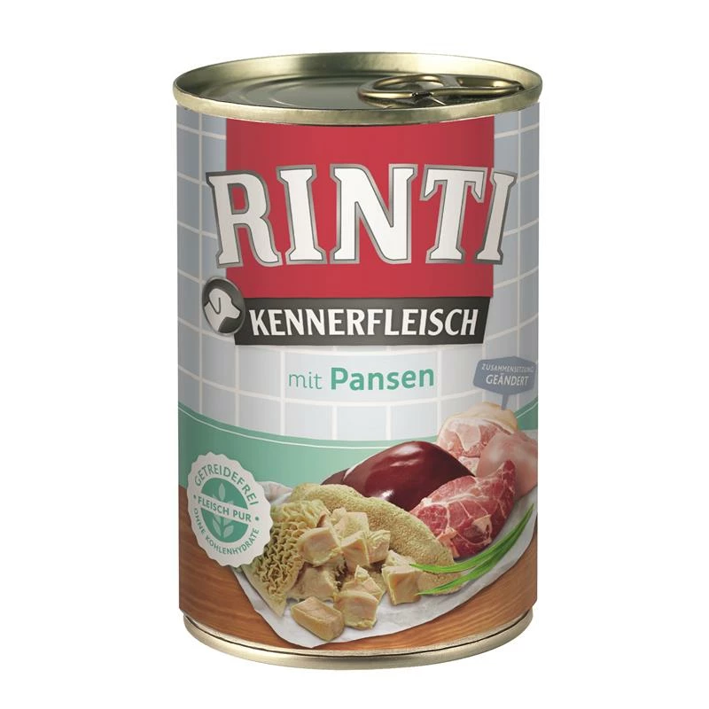Rinti Kennerfleisch Pansen | 12 X 400g Hundefutter Nass 1 Rinti Kennerfleisch Pansen | 12 X 400g Hundefutter Nass