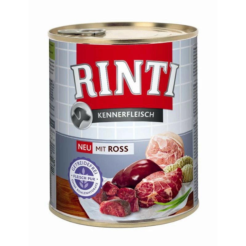 Rinti Kennerfleisch Mit Ross | 12x 800g Hundefutter 1 Rinti Kennerfleisch Mit Ross | 12x 800g Hundefutter