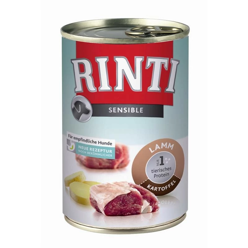 Rinti Sensible Lamm + Kartoffel | 12x 400g Hundenassfutter 1 Rinti Sensible Lamm + Kartoffel | 12x 400g Hundenassfutter