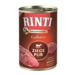 Rinti Singlefleisch Exclusive Ziege Pur | 12x 400g Hundefutter Nass