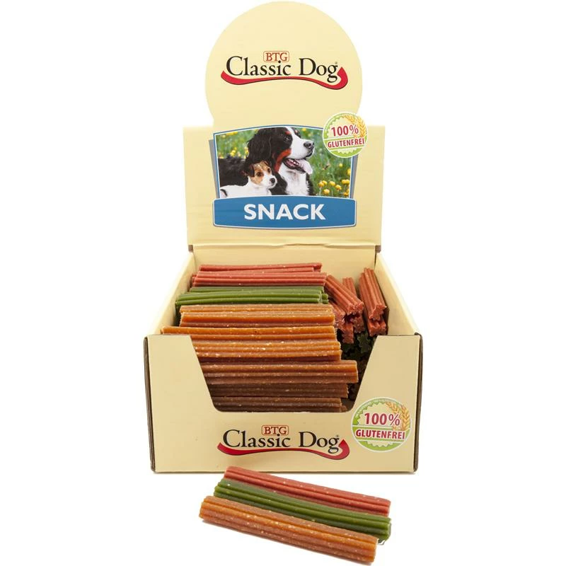 Classic Dog Kaustange Glutenfrei Mini 12cm | 150 Stück Hundesnack 1 Classic Dog Kaustange Glutenfrei Mini 12cm | 150 Stück Hundesnack