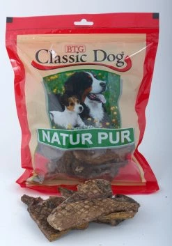 Trockenfleisch Classic Dog Rinderlunge 1kg Hundesnack, Trainingssnack