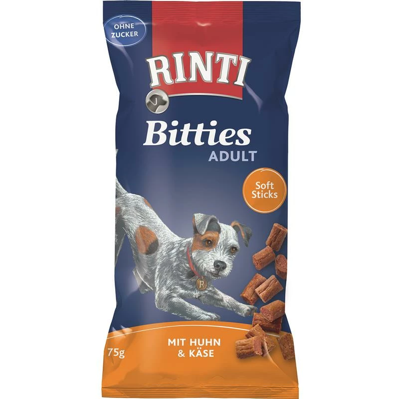 Rinti Extra Bitties Huhn & Käse | 16 X 75g Hundesnack 1 Rinti Extra Bitties Huhn & Käse | 16 X 75g Hundesnack