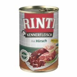 RINTI Kennerfleisch Hirsch | 24x 400g Hundefutter Nass