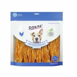Dokas Hühnerbrust In Streifen | 4x 900g Hundesnack