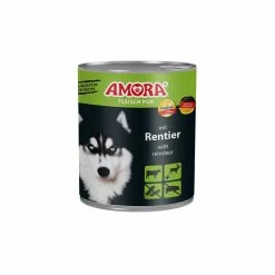 AMORA Dog Fleisch Pur Rentier | 6x 800g
