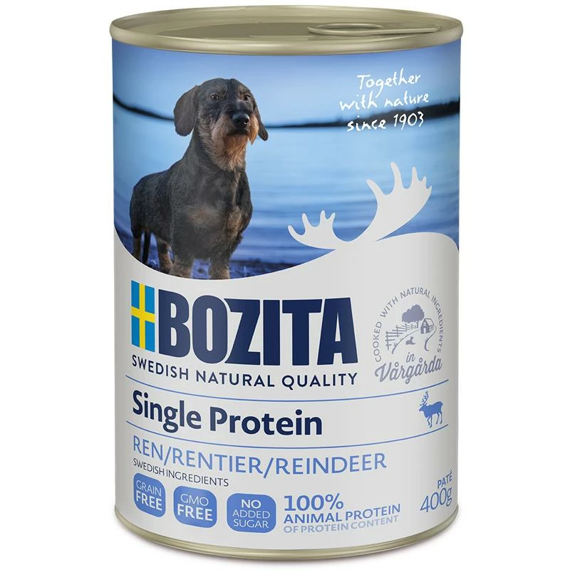 Bozita Dose Rentier Singleprotein | 6x 400g Hundenassfutter 1 Bozita Dose Rentier Singleprotein | 6x 400g Hundenassfutter