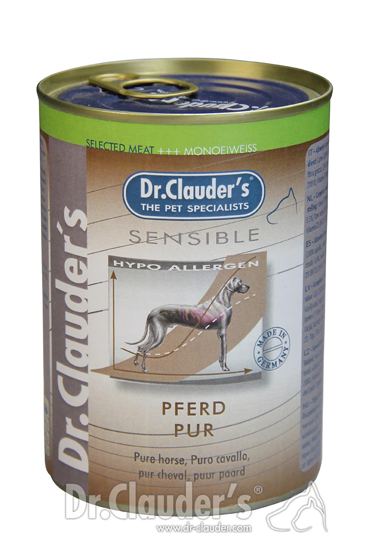 Dr. Clauders Selected Meat Sensible Pferd Pur | 6x 400g Hundefutter 1 Dr. Clauders Selected Meat Sensible Pferd Pur | 6x 400g Hundefutter