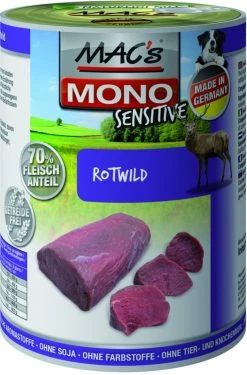 MACs Dog Mono Sensitive Rotwild | 6x 400g Hundefutter