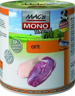 MACs Mono Sensitive Ente | 6x 800g Hundefutter Nass