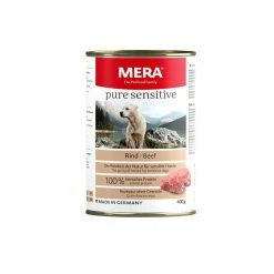 Mera Dog Pure Sensitive Meat Rind | 6x 400g Hundefutter Nass