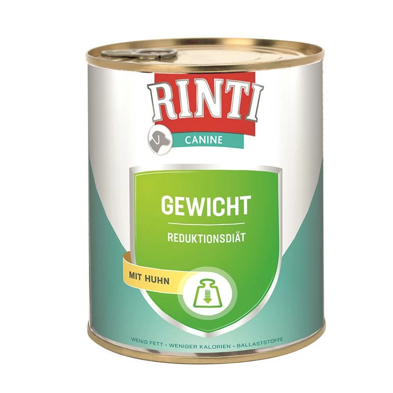 RINTI Canine Gewicht | 6x 800g Diät-Hundefutter Nass 1 RINTI Canine Gewicht | 6x 800g Diät-Hundefutter Nass