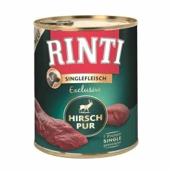 Rinti Singlefleisch Exclusive Hirsch Pur | 6x 800g Hundefutter