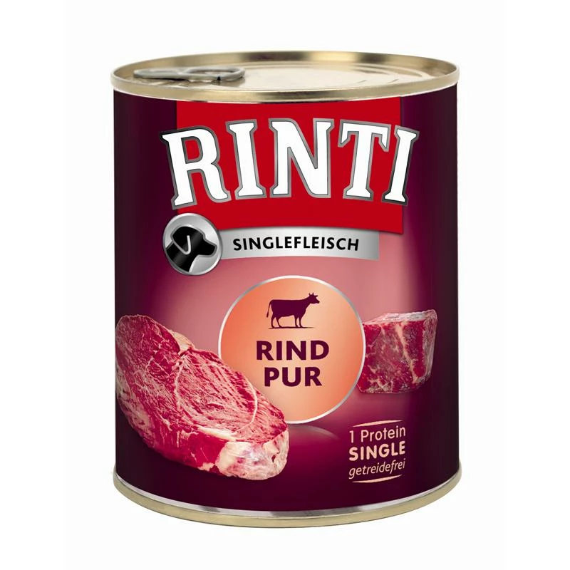 Rinti Singlefleisch Rind Pur | 6X 800g Hundenassfutter 1 Rinti Singlefleisch Rind Pur | 6X 800g Hundenassfutter