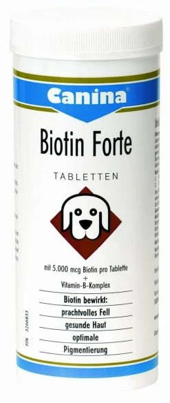Canina Pharma Biotin Forte Tabletten 200g Ergänzungsfuttermittel Für Hunde