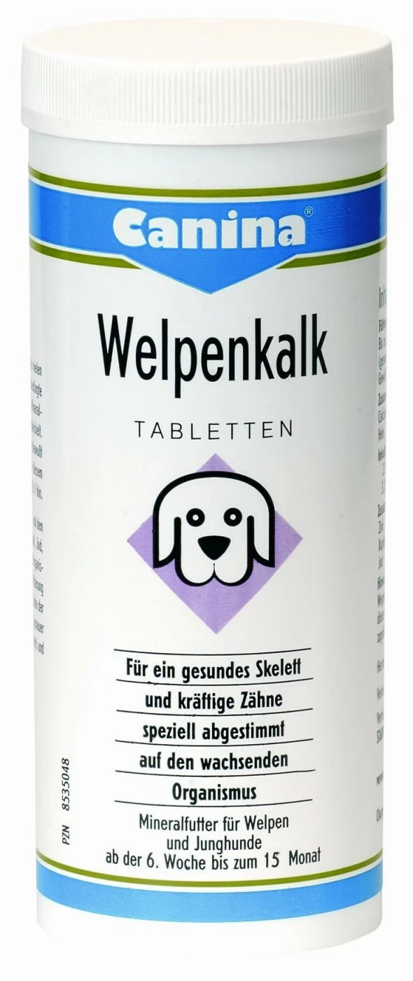Canina Pharma Canina Welpenkalk | 350g Tabletten Für Junghunde 1 Canina Pharma Canina Welpenkalk | 350g Tabletten Für Junghunde