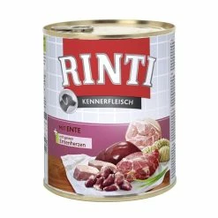 Rinti Kennerfleisch Mit Ente | 12x 800g Hundefutter Nass