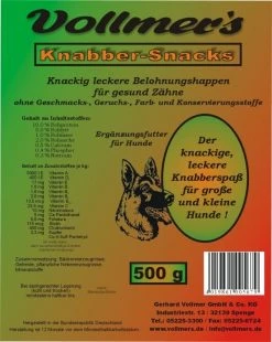 Vollmer´s Vollmers Knabber-Snacks | 10kg Zur Gebissreinigung
