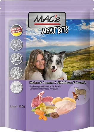 MACs DOG Meat Bits Huhn & Lamm | 9x 120g 1 MACs DOG Meat Bits Huhn & Lamm | 9x 120g