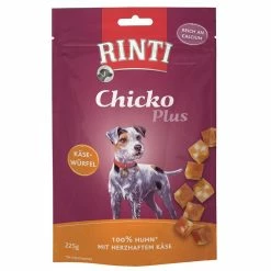 Rinti Chicko Plus Käsewürfel Huhn | 9x 225g Hundesnack
