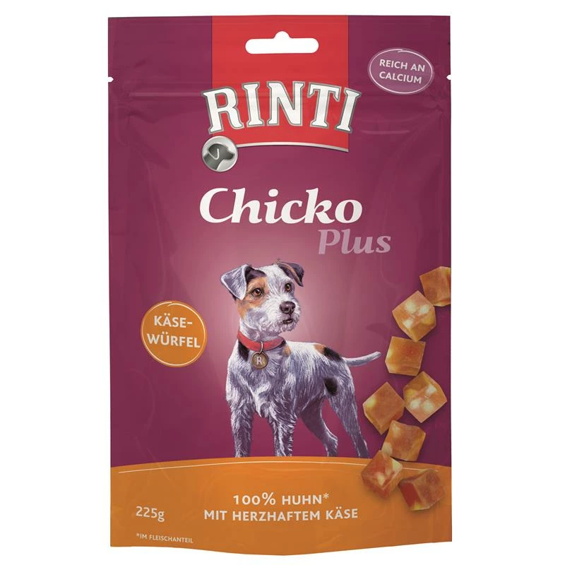Rinti Chicko Plus Käsewürfel Huhn | 9x 225g Hundesnack 1 Rinti Chicko Plus Käsewürfel Huhn | 9x 225g Hundesnack