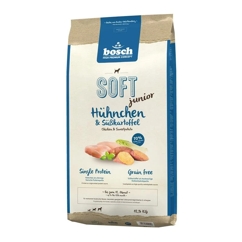 Bosch HPC Soft Junior Hühnchen & Süßkart. | 12,5kg Hundefutter 1 Bosch HPC Soft Junior Hühnchen & Süßkart. | 12,5kg Hundefutter