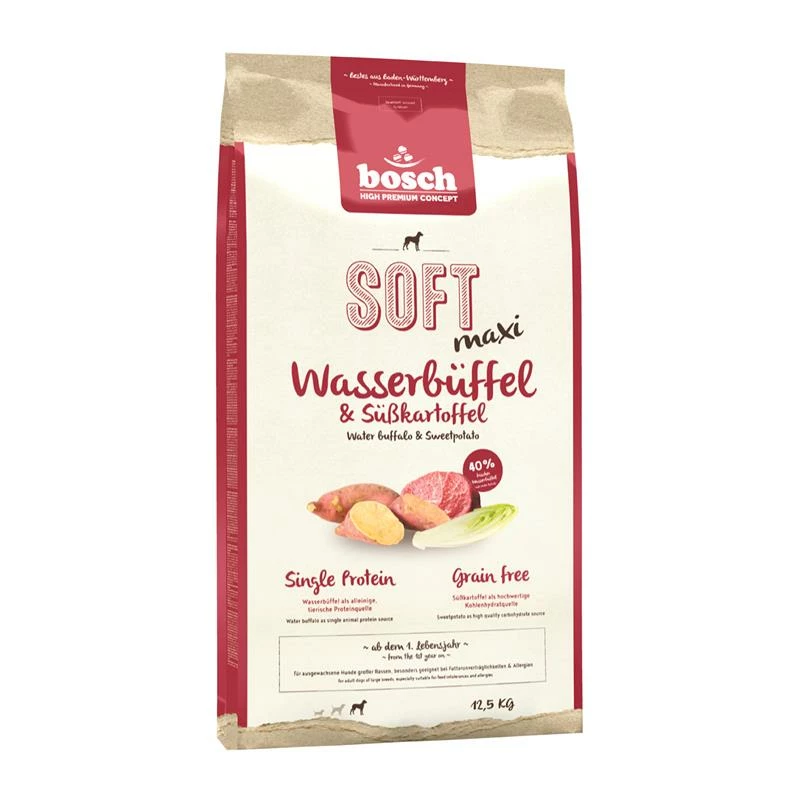 Bosch HPC Soft Maxi Wasserbüffel&Süßkartoffel | 12,5kg Hundefutter 1 Bosch HPC Soft Maxi Wasserbüffel&Süßkartoffel | 12,5kg Hundefutter