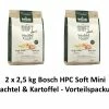 [Paket] Bosch Soft Mini Wachtel & Kart. | 2 X 2,5kg Hundefutter Vorteilspack