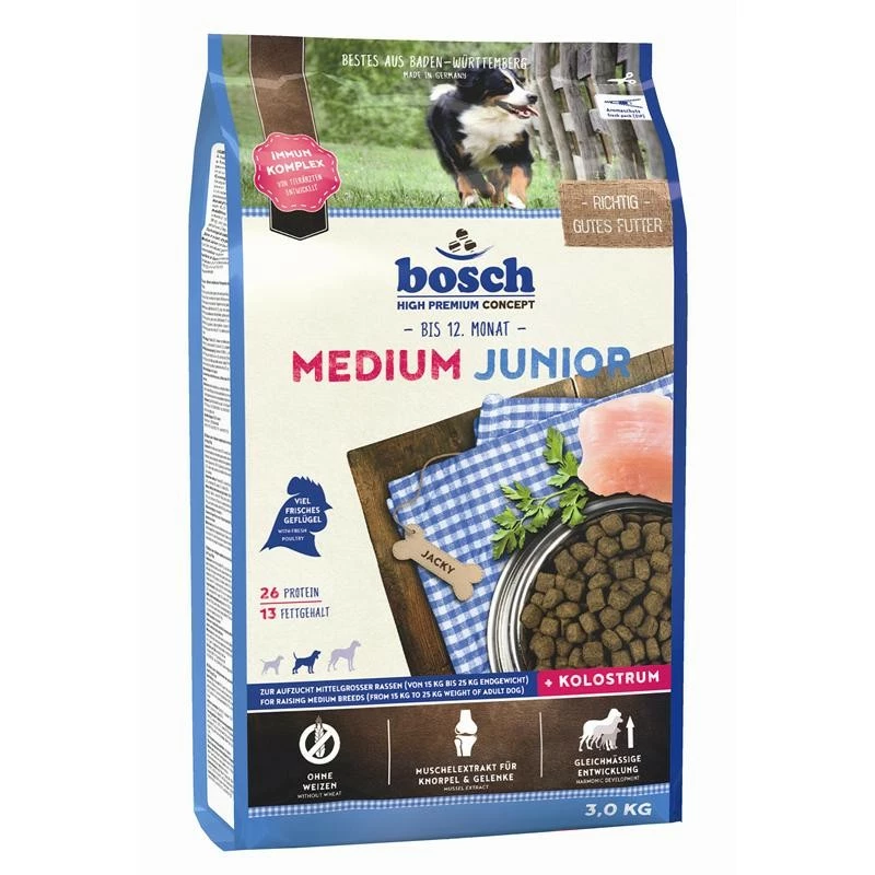 Bosch Medium Junior | 3kg Hundetrockenfutter 1 Bosch Medium Junior | 3kg Hundetrockenfutter