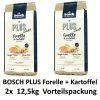 [Paket] Bosch PLUS Forelle & Kartoffel | 2x 12,5 Kg Vorteilspackung