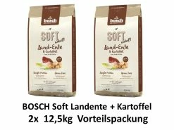 [Paket] Bosch SOFT Land-Ente & Kartoffel | 2x 12,5kg Trockenfutter