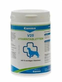 Canina Pharma Canina V25 Vitamintabletten | 700g Mit 11 Vitaminen