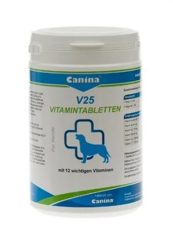 Canina Pharma Canina V25 Vitamintabletten | 700g Mit 11 Vitaminen 1 Canina Pharma Canina V25 Vitamintabletten | 700g Mit 11 Vitaminen