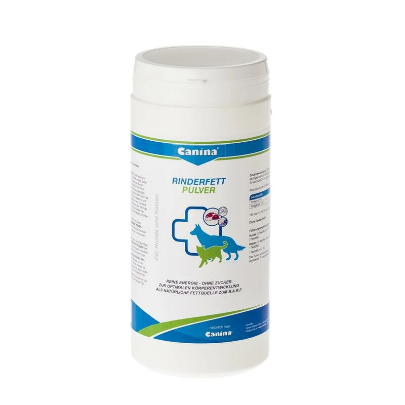 Canina Pharma Canina Rinderfett Pulver | 500 G Ergänzungsf. Hunde + Katzen 1 Canina Pharma Canina Rinderfett Pulver | 500 G Ergänzungsf. Hunde + Katzen