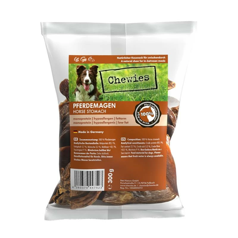 Chewies Pferdemagen | 300g Kausnack Für Hunde 1 Chewies Pferdemagen | 300g Kausnack Für Hunde