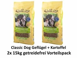 [Paket] Classic Dog Geflügel & Kartoffel | 2x 15kg Hundefutter