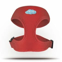 Curli Basic Geschirr Air-Mesh | Rot M Brustumfang 41-46cm