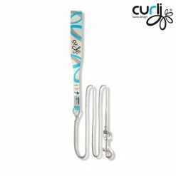 Curli Ultra Strong Pocket Weiß-blau | 160cm Hundeleine