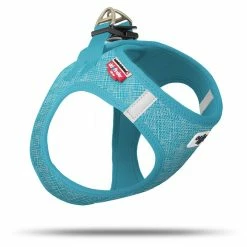 Curli Vest Air-Mesh Leinenoptik Ocean | Gr. 3XS Hundegeschirr