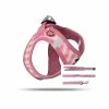 Curli Vest Puppy Set Pink-caro | Gr. 3XS Hundegeschirr Welpe